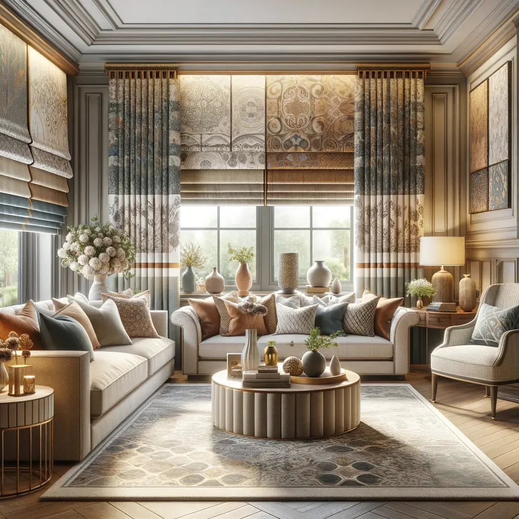 Roman shades