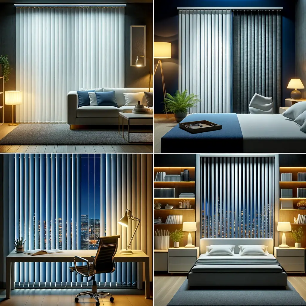 vertical blinds privacy